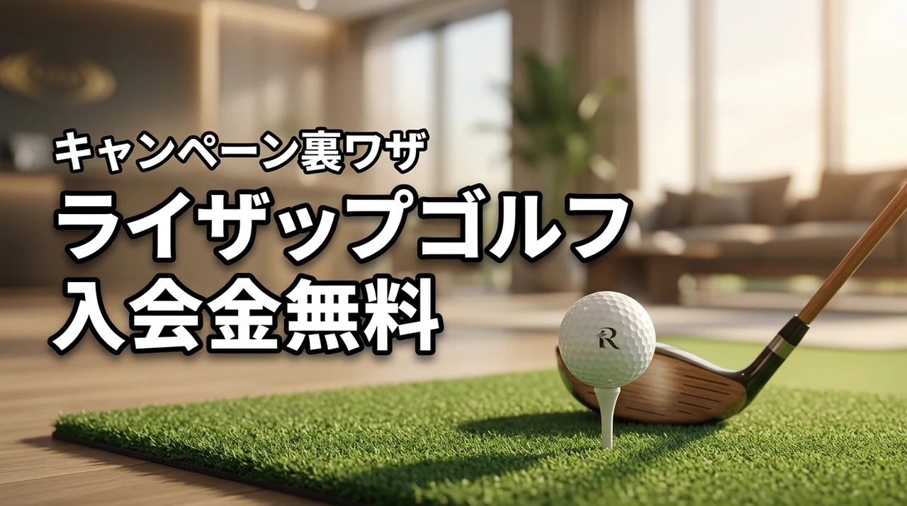 ライザップゴルフのキャンペーンで損したくない人必見！入会金を無料にする裏ワザ