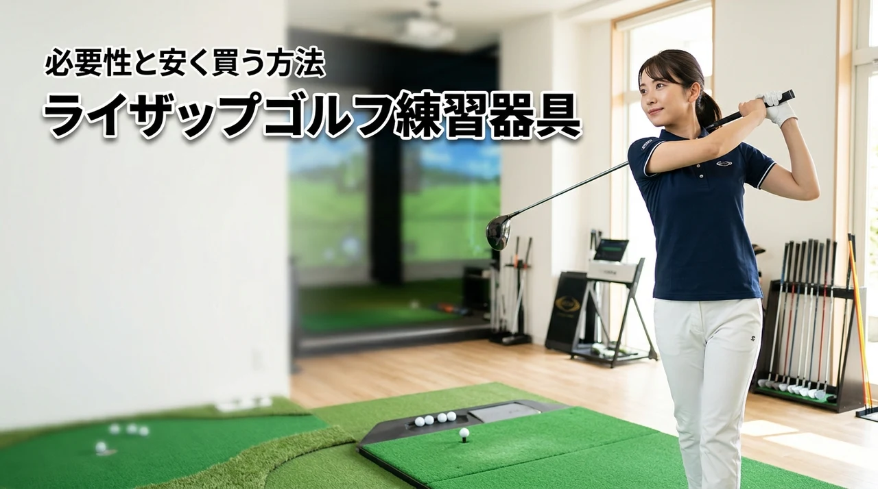 ライザップゴルフの練習器具は必要？高いセットを安く手に入れる方法も教えます