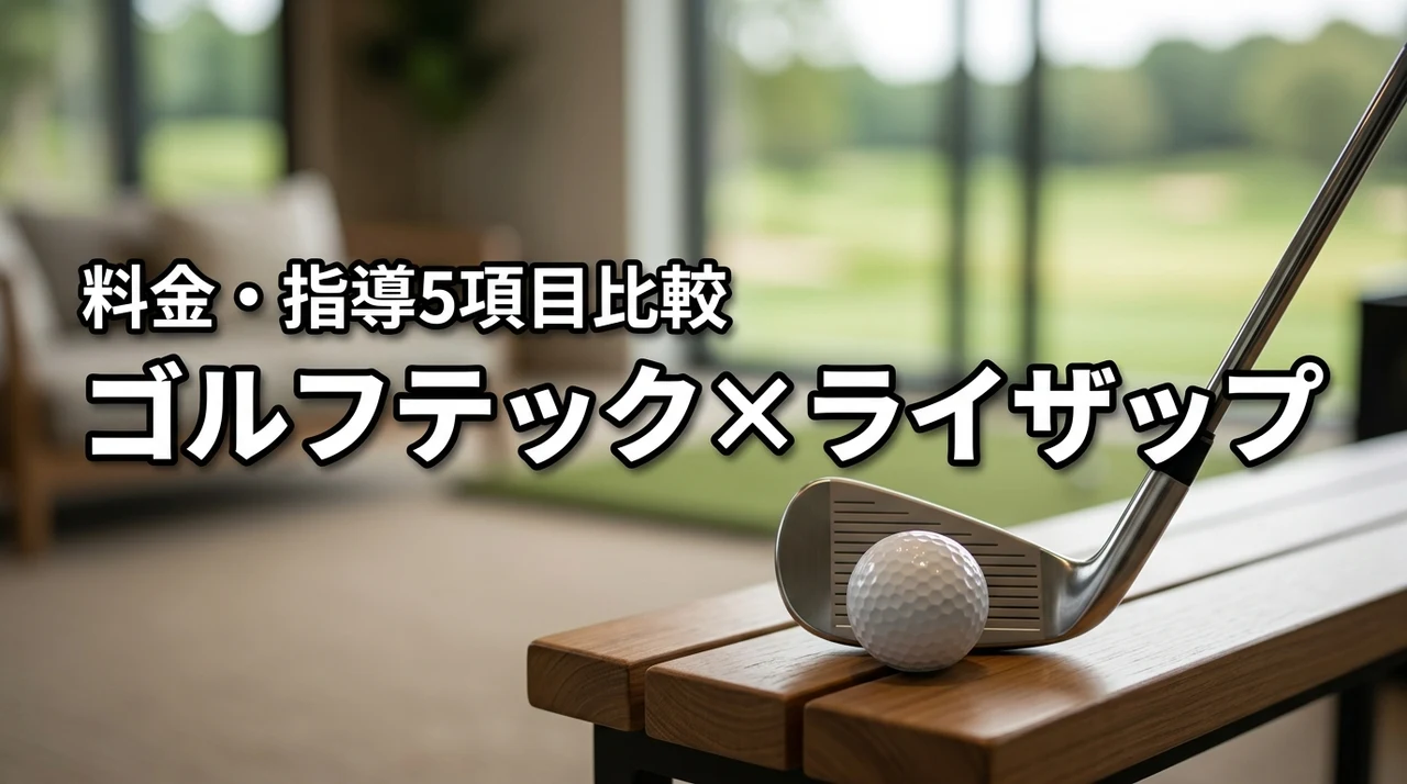 ゴルフのテックとライザップを5項目で比較！料金や指導内容をプロが徹底検証