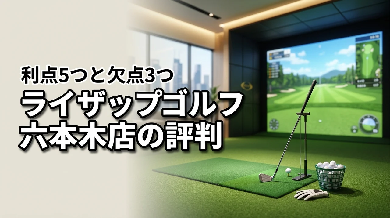 ライザップゴルフ六本木店の評判は？5つのメリットと3つのデメリットを公開