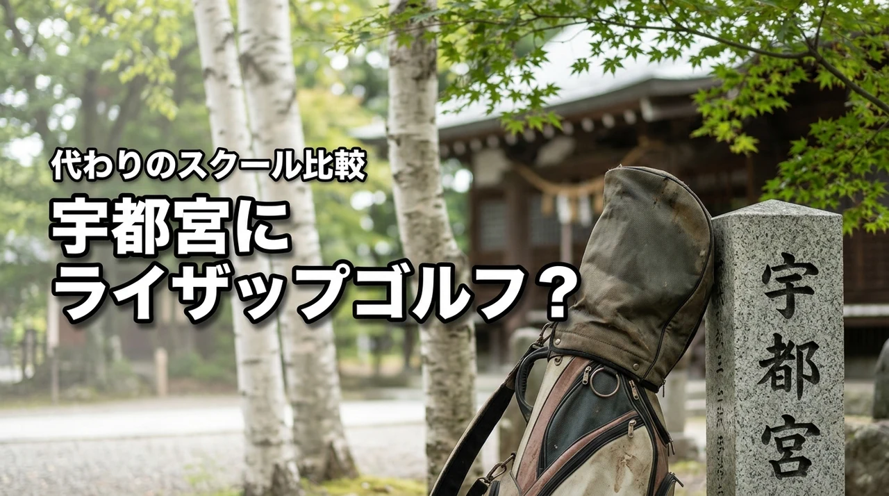 【結論】ライザップゴルフは宇都宮に未進出！代わりに検討すべきスクールを厳選