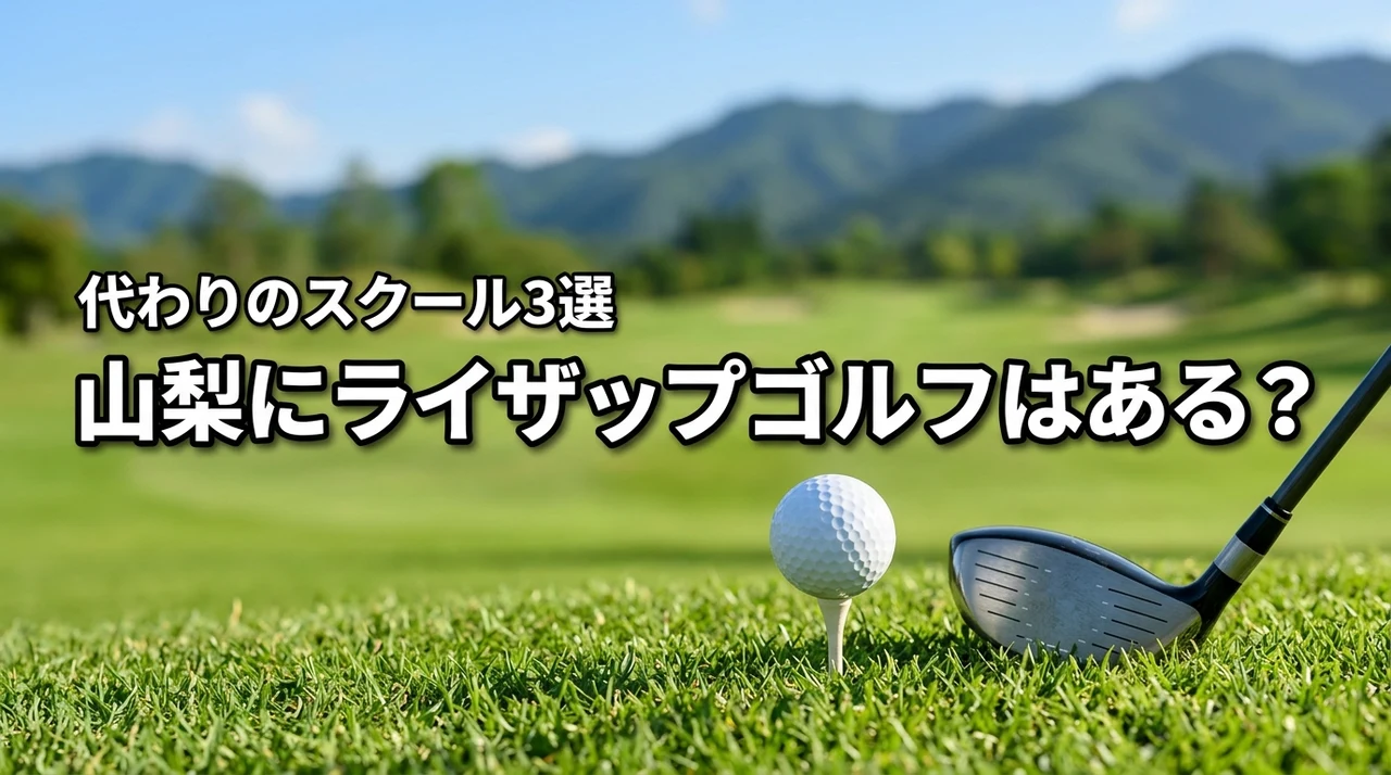 ライザップゴルフは山梨にある？通うメリット5つと代わりのスクール3選を解説