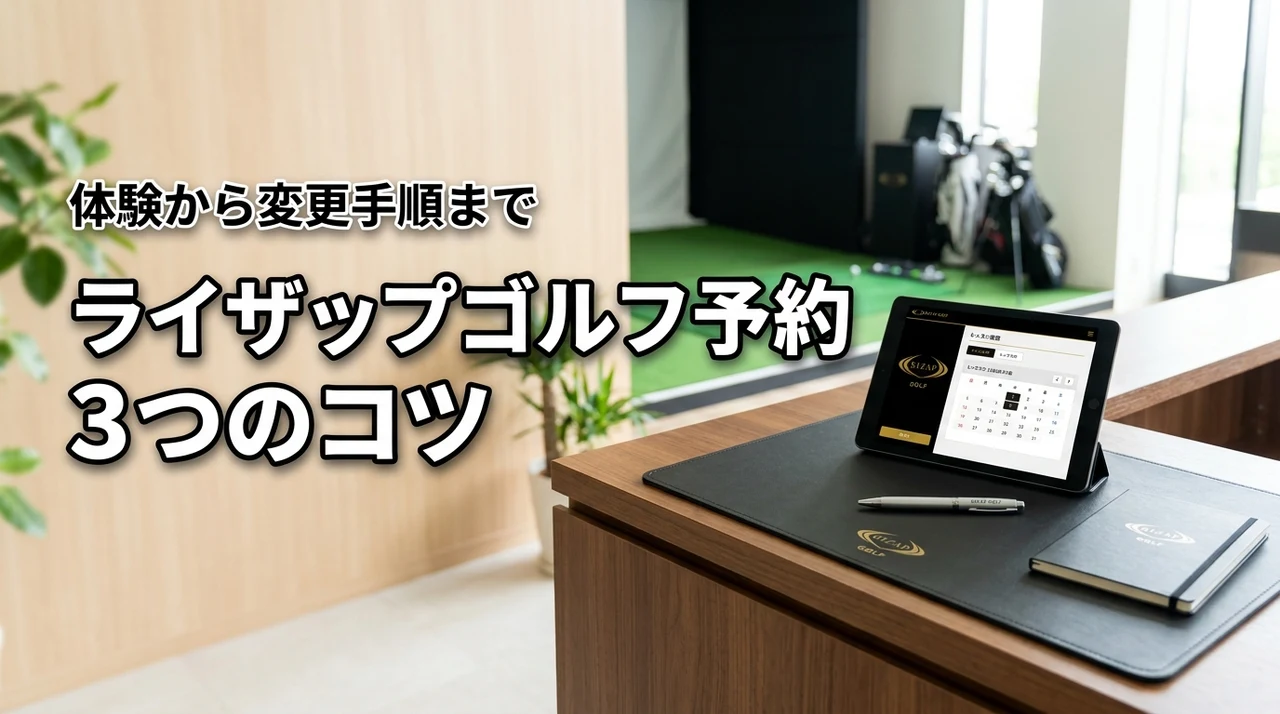 ライザップゴルフの予約は3つのコツで改善！体験から変更手順まで網羅